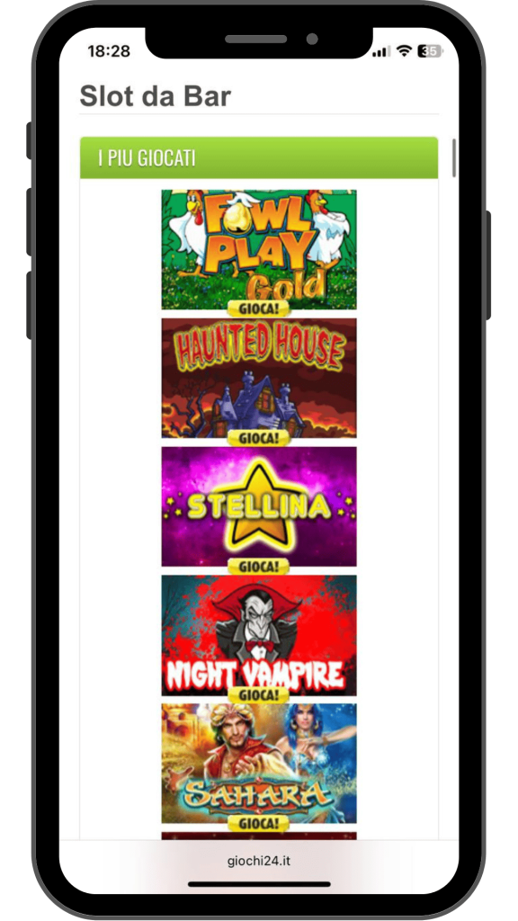 Casino Giochi24 bonus su giochi e slot